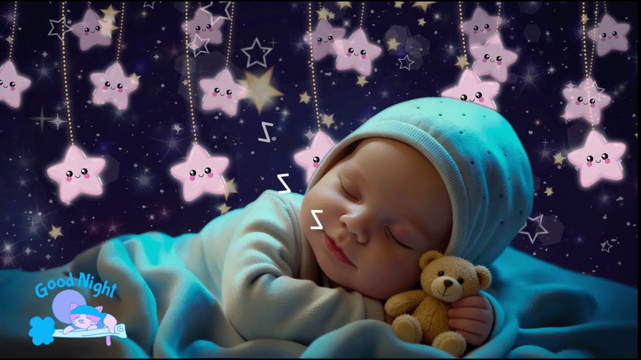 Baby Sleep Music 🌙 Sleep Instantly in 3 Minutes 💤 Mozart & Brahms Lullabies for Deep Rest