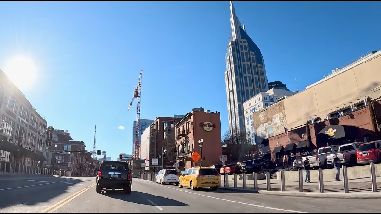 4K Drive Through Music City | FULL TOUR | Nashville, TN