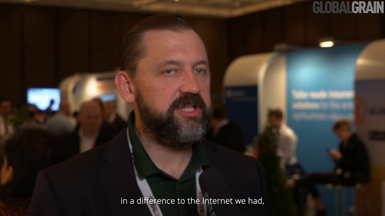Blockchain at Global Grain Geneva conference.