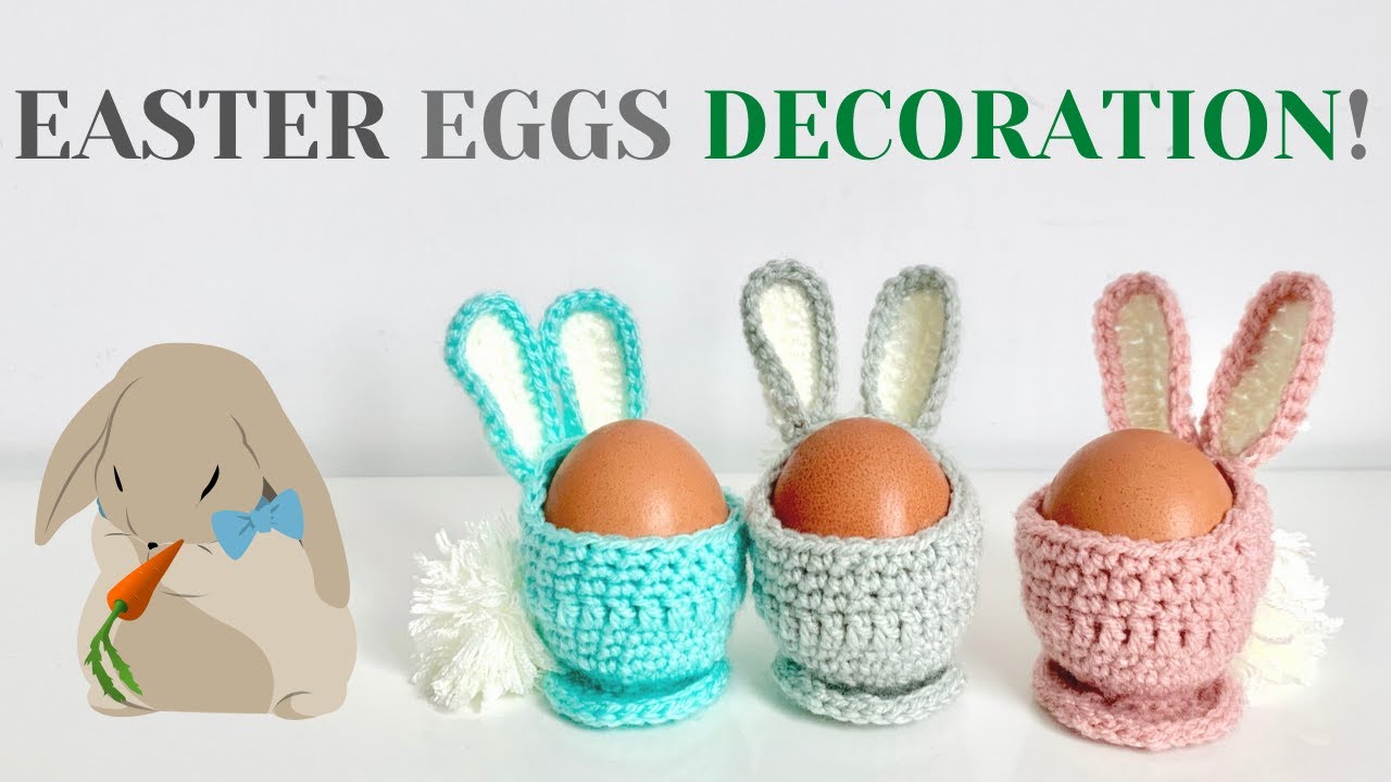 CROCHET EASTER EGGS DECORATION | Free crochet pattern