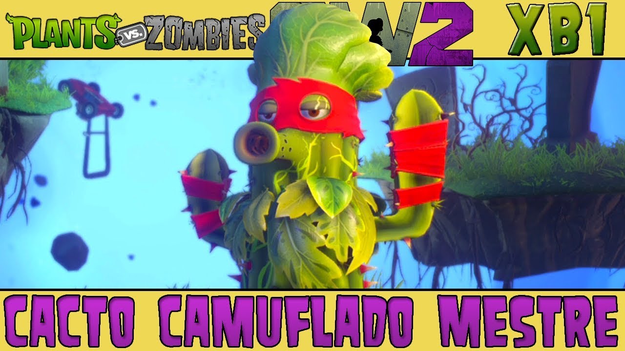 Plants vs. Zombies Garden Warfare 2 - Cacto Camuflado Mestre