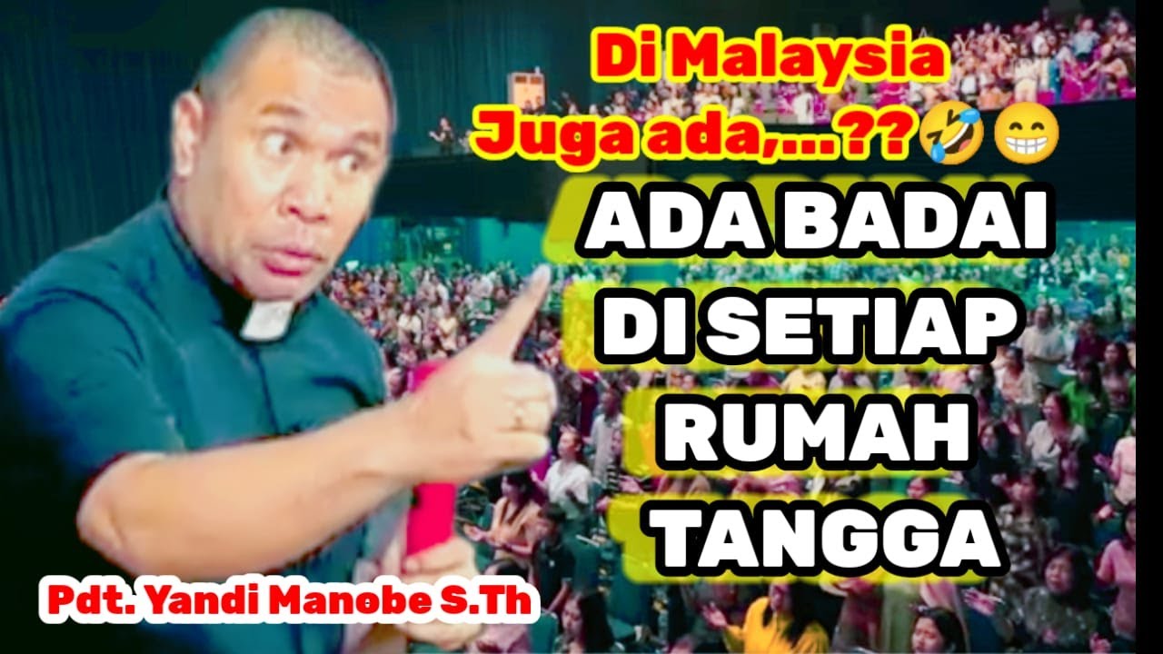 ORANG MALAYSIA  TERCENGANG DENGAR KHOTBAH PDT. YANDI MANOBE S.TH