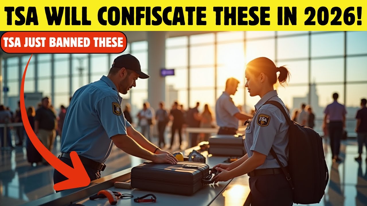 TSA Will CONFISCATE These 10 Items in 2026 (Most Travelers Don't Know)