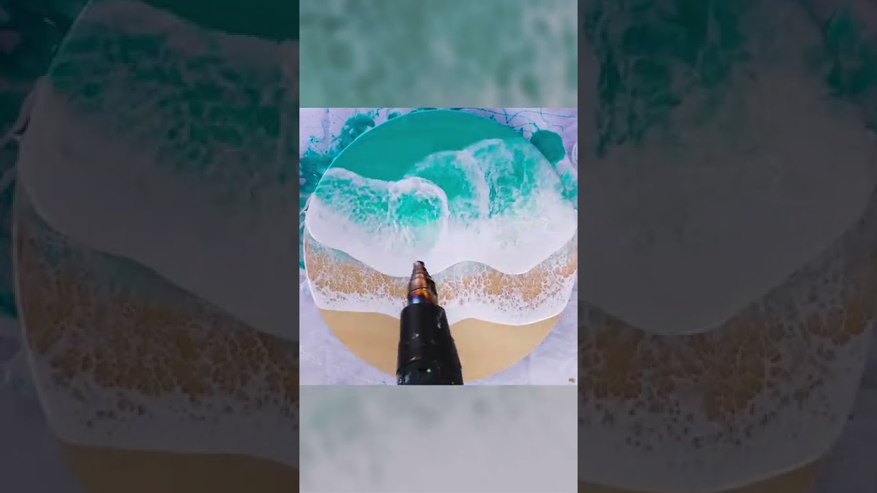 Australian Ocean Artist | Resin Waves On Wood | Ocean Resin Art