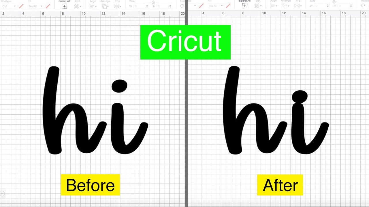 How To Join The "i" Together With Cricut Design | Jtru Designs