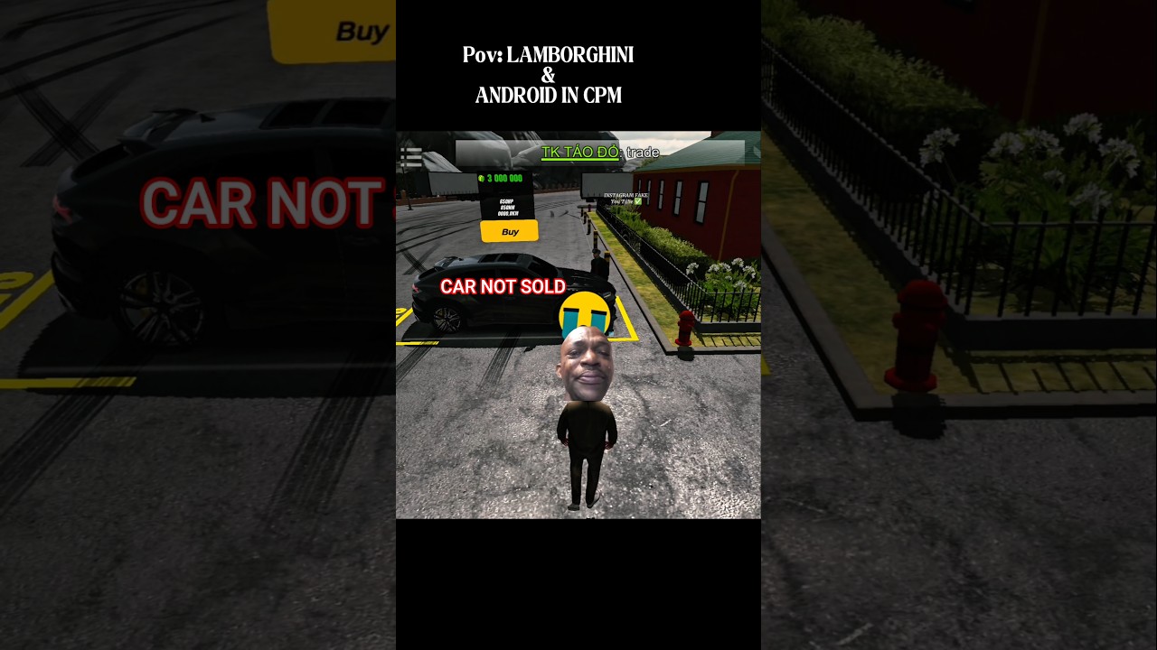 Pov: Android in CPM 😭 Car Parking Multiplayer #shorts #carparkingmultiplayer