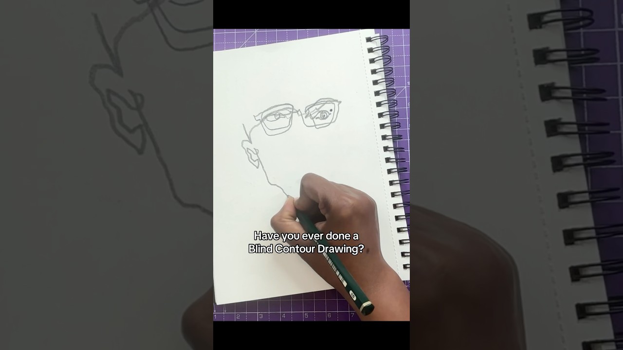 Love me a blind contour drawing any day #blindcontourdrawings