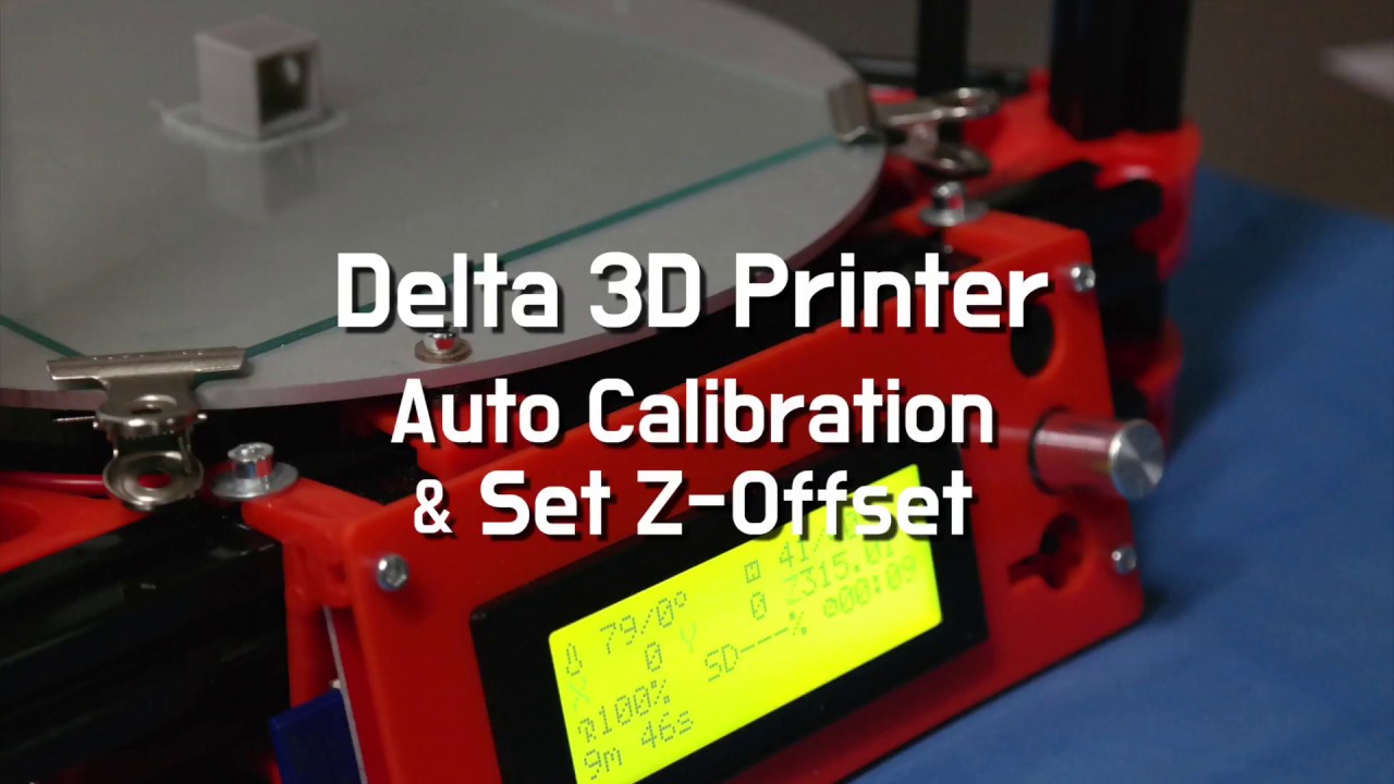 Delta 3D Printer Auto Calibration (FLSUN DIY Printer)