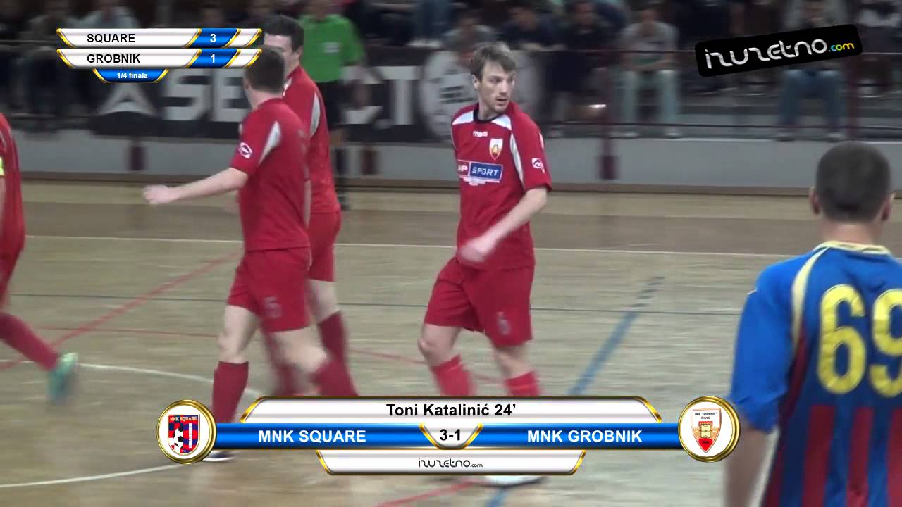 MNK Square - MNK Grobnik 5:1 (1/4 finala Hrvatskog malonogometnog Kupa, 11.4.2014.)