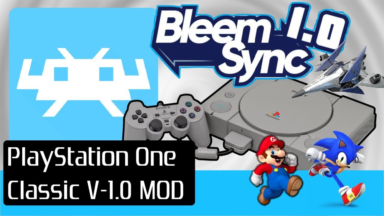 Playstation 1 One Mini Classic BleemSync 1.0 BETA Latest Update Tutorial: Play NES, SNES, SEGA