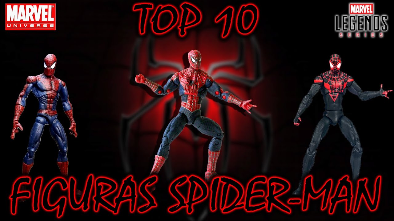 TOP 10 FIGURAS SPIDERMAN PETER PARKER MARVEL UNIVERSE 3.75 ESCALA 1:18 #top10 #marvellegends #marvel