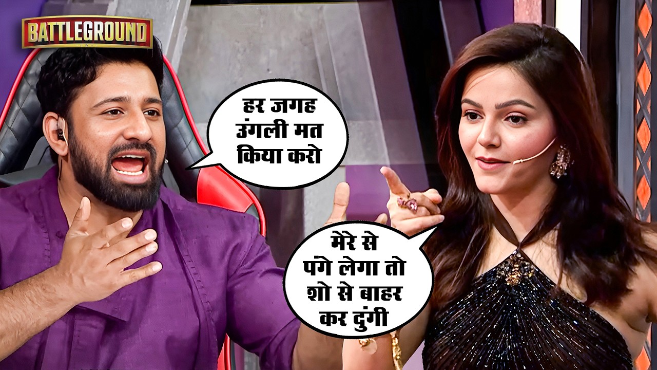 Rajat Dalal slams Rubina Dilaik in Battlebox! | Battleground Show | Big boss | Best family show
