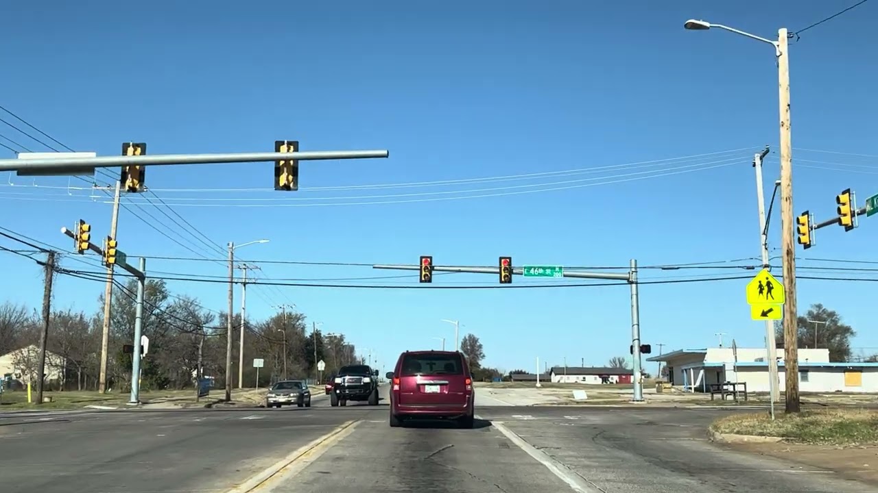 Oklahoma: Tulsa to Sperry, from 13th. St. So. to SH 11 via Detroit Ave./MLK Jr. Blvd/Cincinnati Ave.
