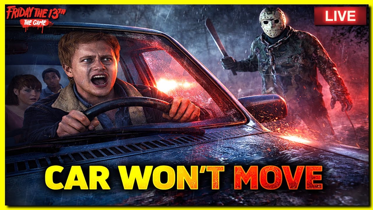 Tommy Jarvis Got The Car STUCK 😱 | Friday The 13th: The Game