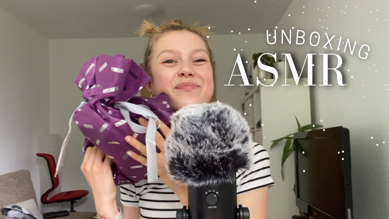 ASMR Wishlist Unboxing 😍🥹 - relaxing whispering, tapping, mukbang ramble (german / deutsch)