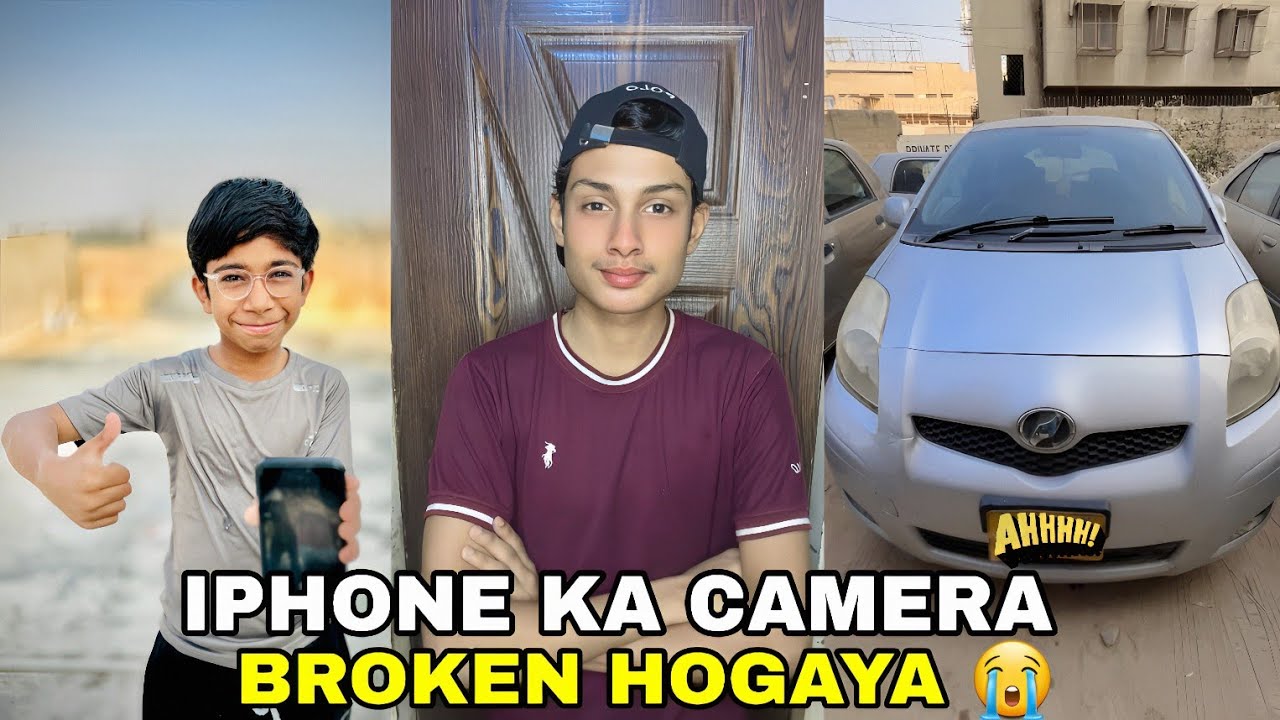 IPHONE KA CAMERA BROKEN HOGAYA 😭 [ ONE MORE CAR REVIEW BY INSHAL WHEELS 🤣 