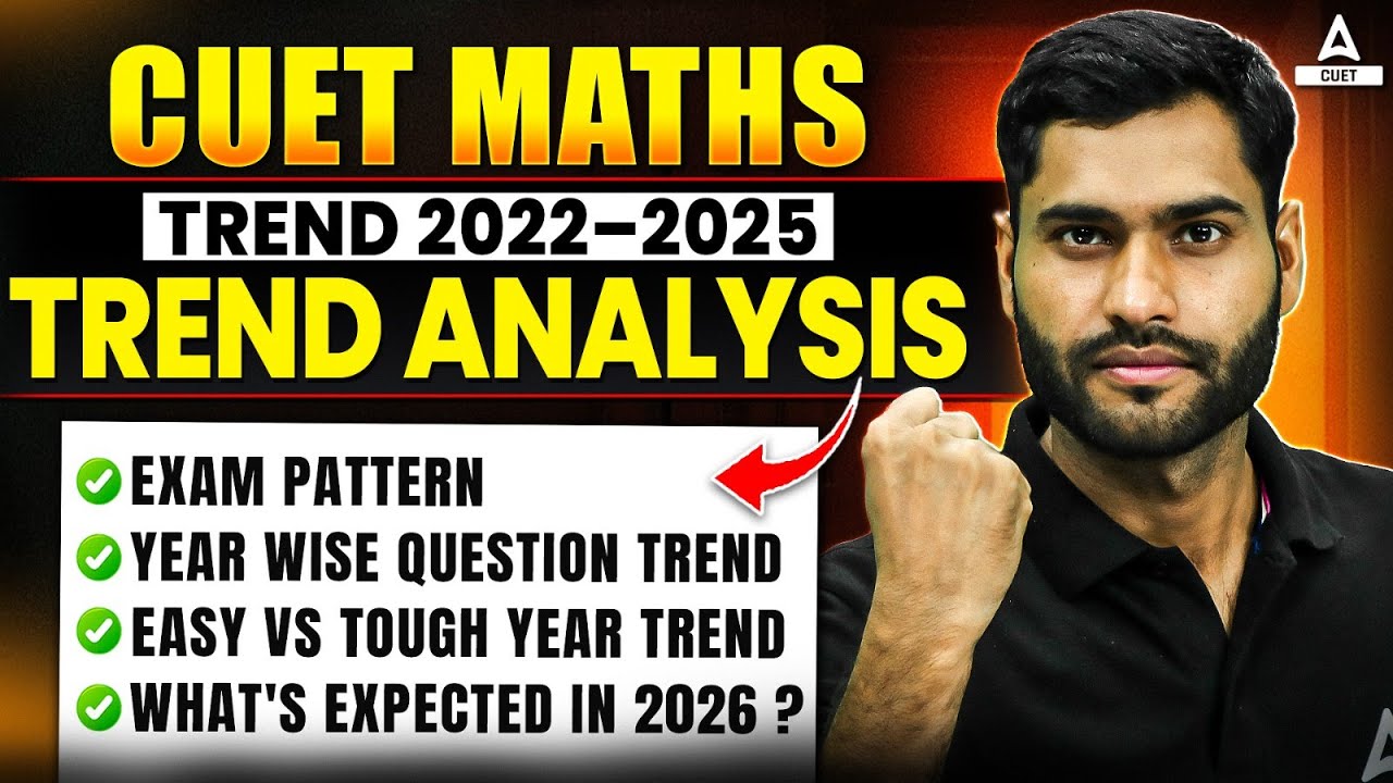 Analysis of Past 4 Years CUET Maths Exam Trend 📊 | Paper Trend 2022 to 2025 | By Mukul Sir