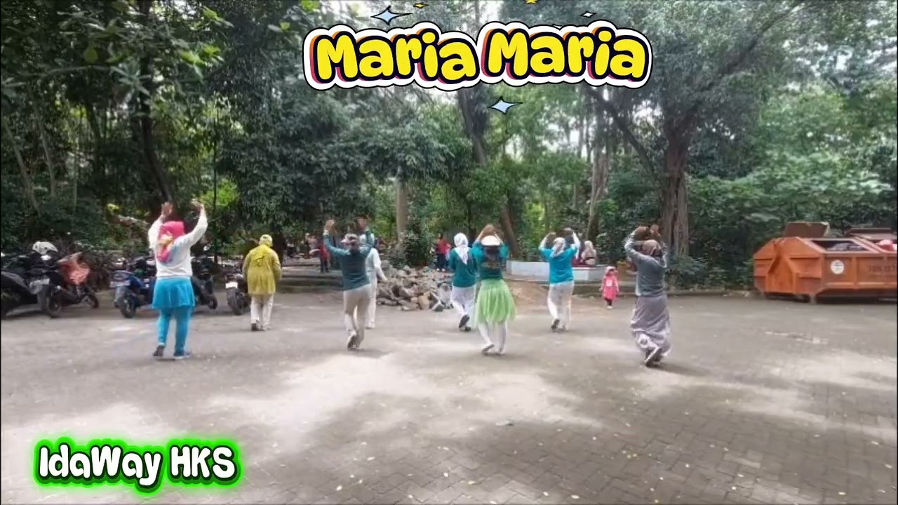 Maria Maria Line Dance // Choreo by ArisPS //IdaWay HKS