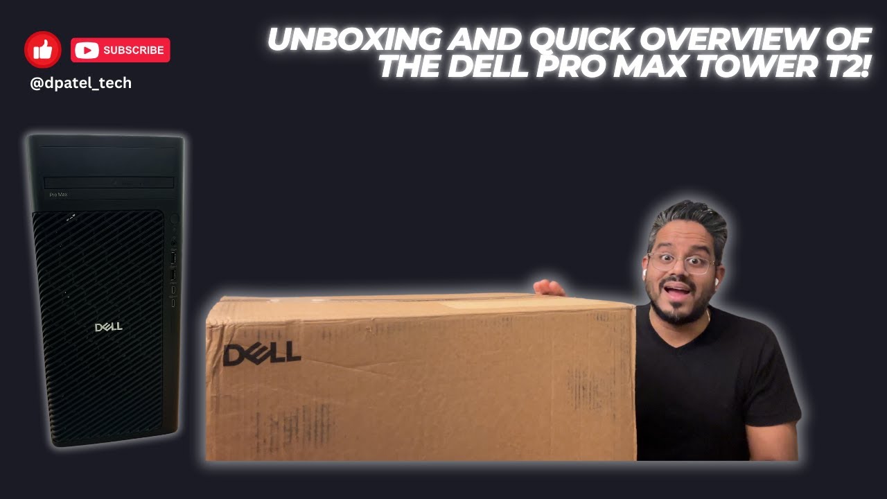Распаковка и краткий обзор Dell Pro Max Tower T2
