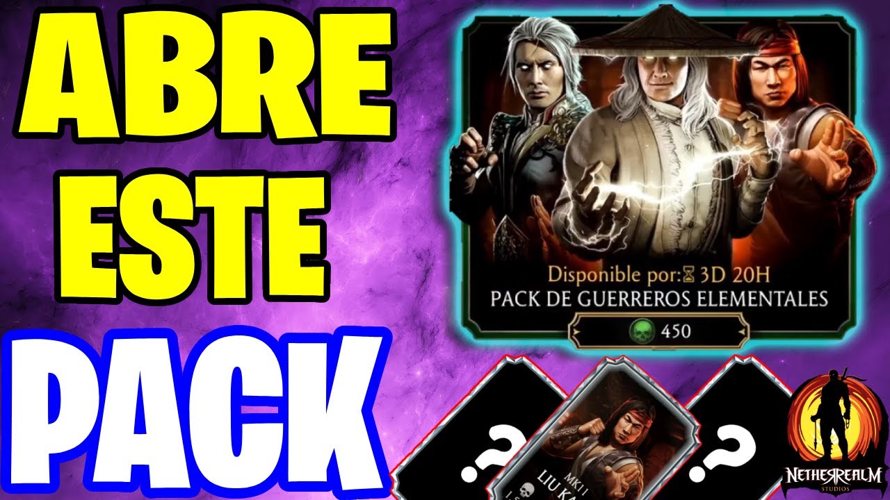 Una LLUVIA de DIAMANTES 😍 - ABRO 30 Packs De GUERREROS ELEMENTALES  | Mortal Kombat Mobile