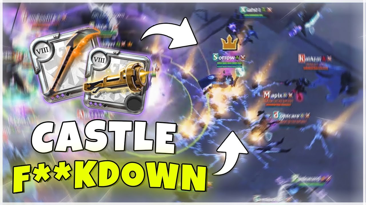 3 FIGHTS FOR LEGENDARY CASTLES !! | EU | CRUMBS | Albion Online ZVZ