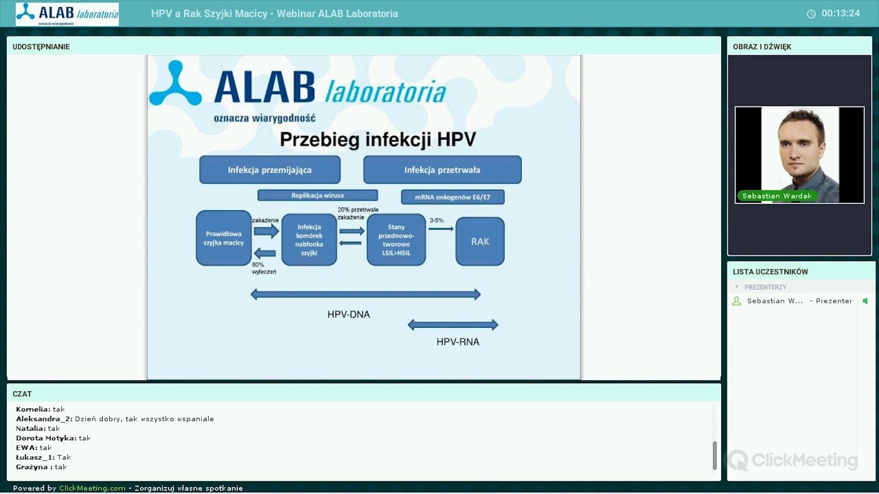 Webinarium HPV Sebastian Wardak