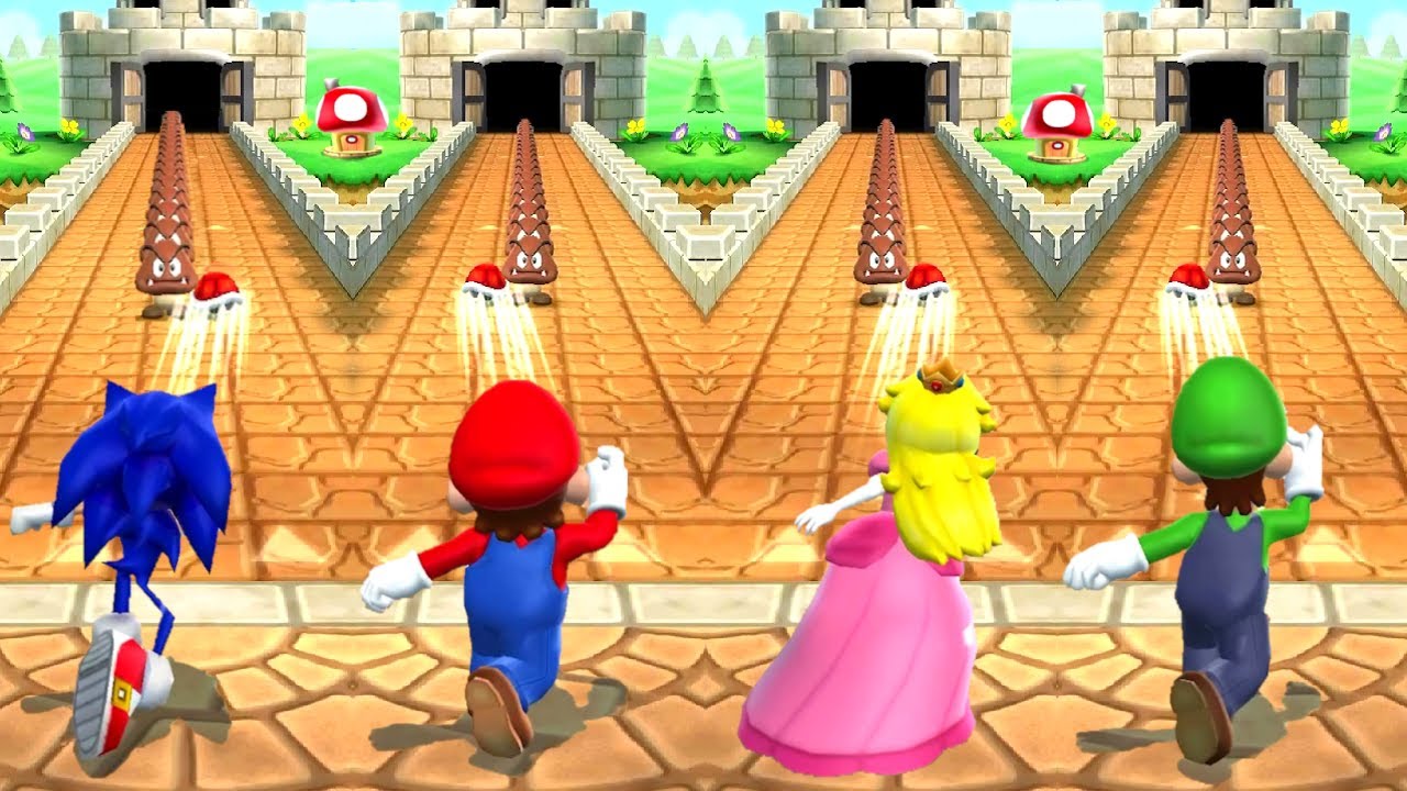 Mario Party 9 but Sonic plays all Minigames (Master Difficulty)