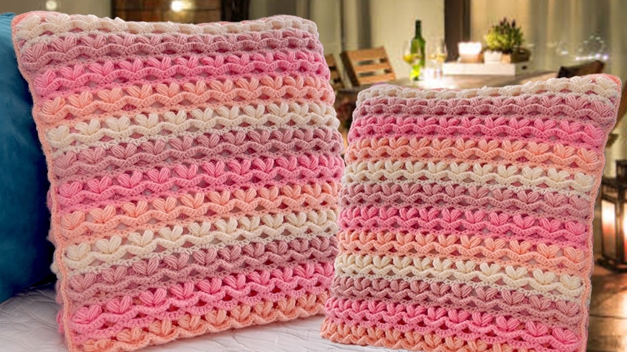 Como Decorar Tu Casa Lindos Hermosos Cojines Decorativos Fácil Nuevo Crochet Tutorial Principiantes