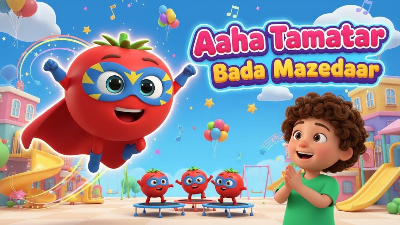Aaha Tamatar Bade Mazedaar - Kids Rhyme! | #aahatamatarbademazedar #kidssongs2026 #hindikidsrhymes