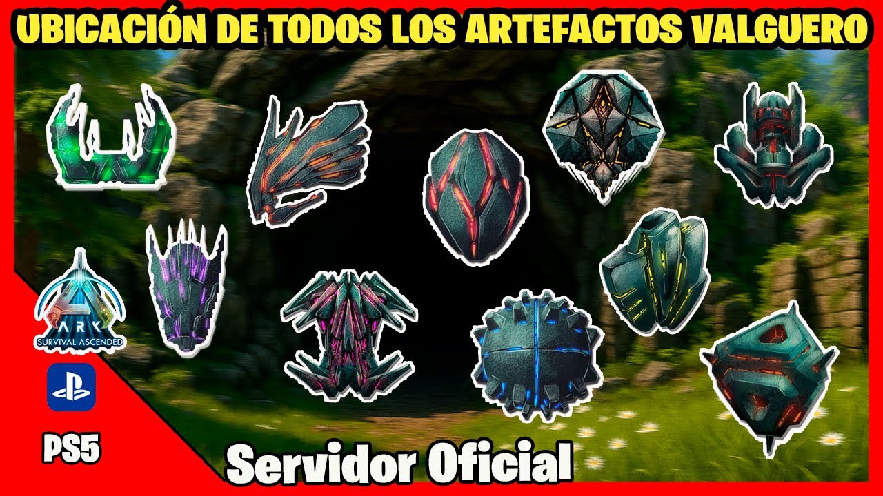 Ubicación de los ARTEFACTOS en VALGUERO | ARK Ascended
