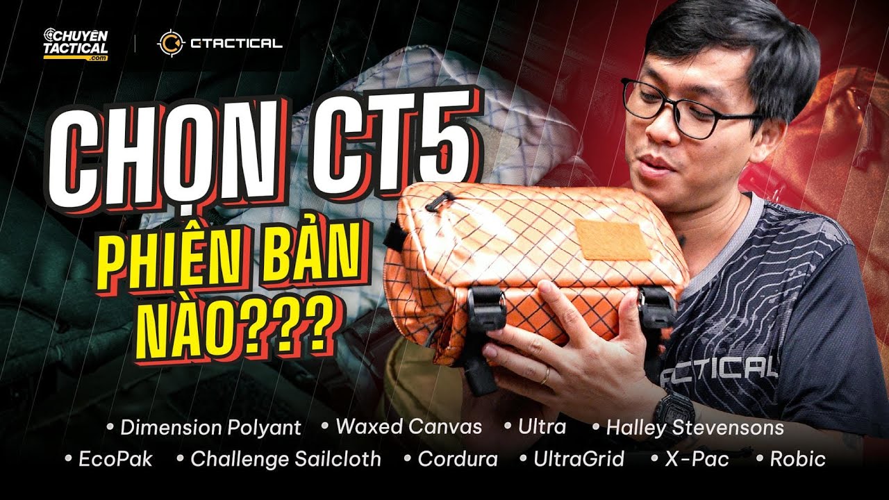 Túi Đeo EDC CT5 Neo Phiên Bản Chất Liệu Nào Xịn Nhất?