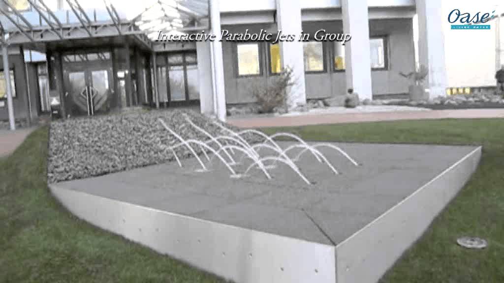 OASE | Fountain Technology - Effects - Interactive Parabolic Jets in Group