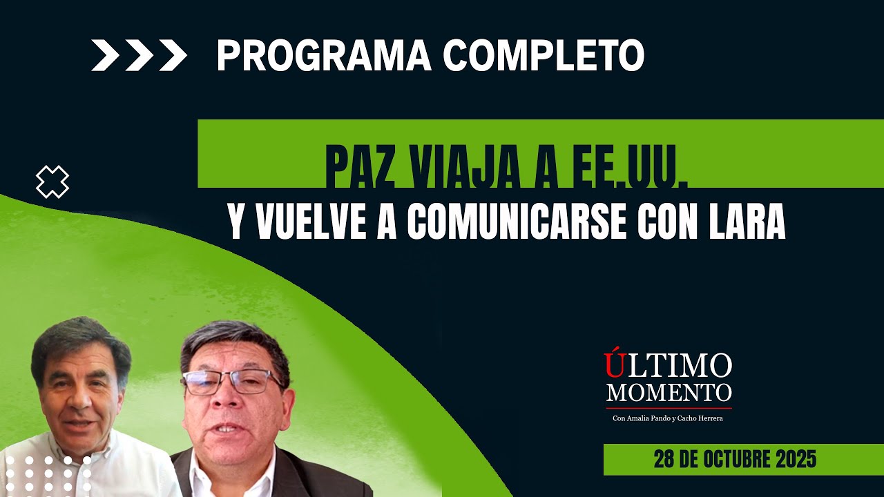 Paz viaja a EE.UU. y vuelve a comunicarse con Lara| #CabildeoDigital