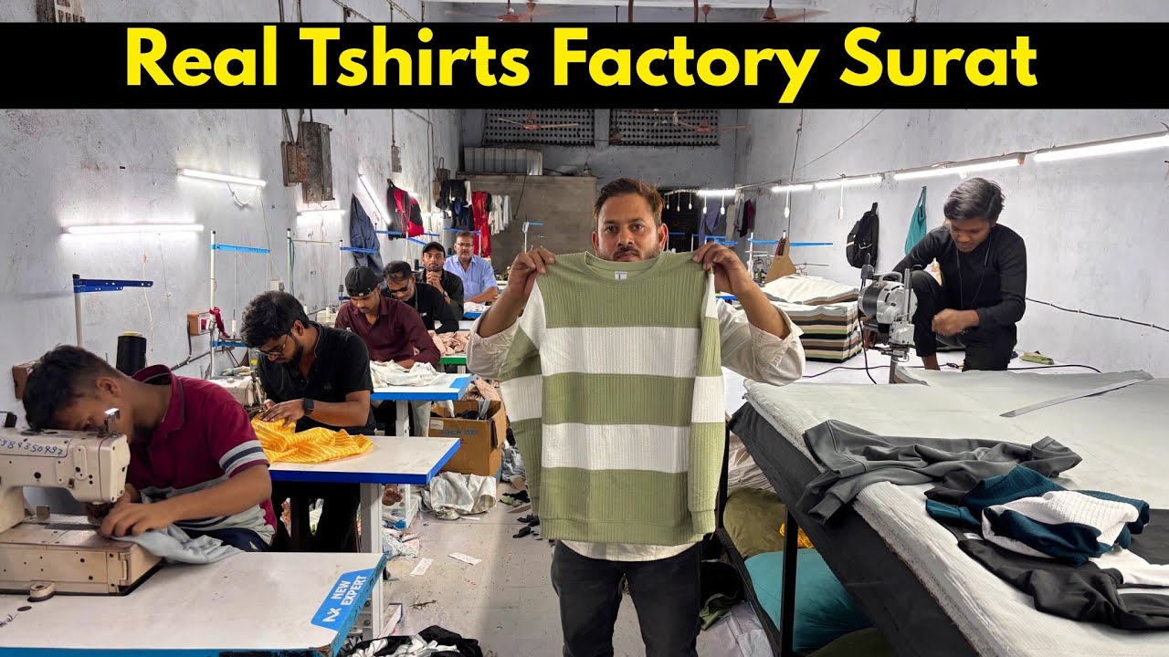 Tshirts Manufacturer In Surat || Tshirt Wholesale Market In Surat || Tshirts Factory In Surat 