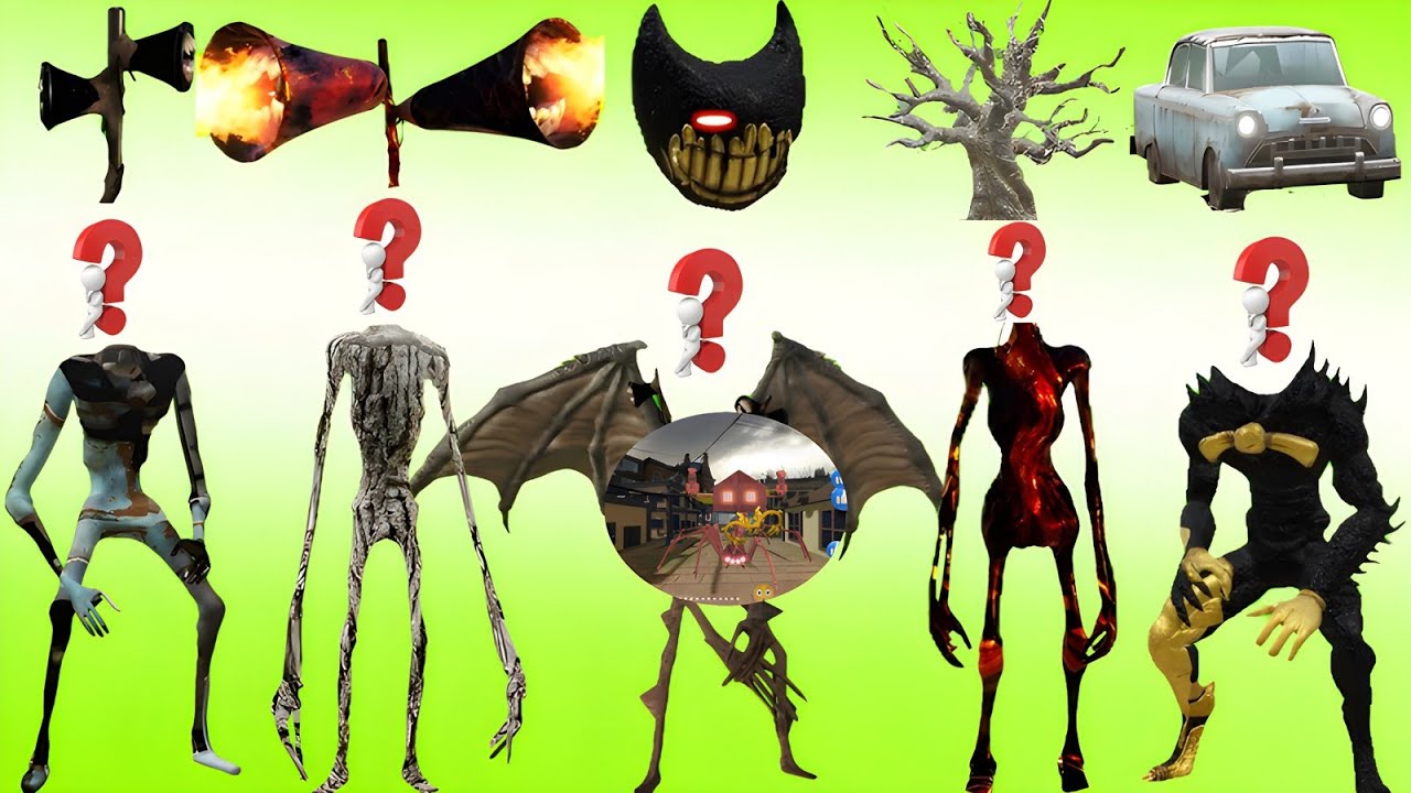 House head mecha strong VS Dragon golden 😱 siren head Lava & Car & Tree & siren head Demon|Bendy 2.0