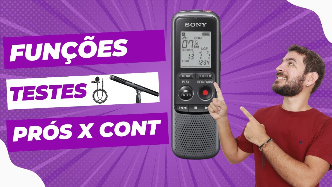 Gravador Sony Px240 em 2023 - Vale a pena?