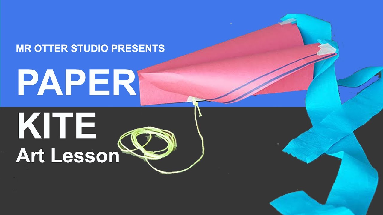 Mini Paper Kite Tutorial