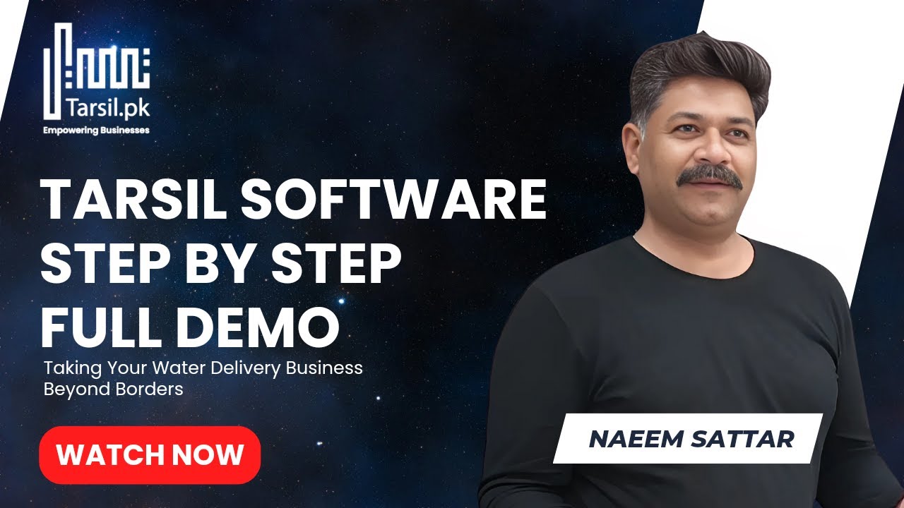 Tarsil Software Step By Step Full Software Demo With Rider Mobile App | Tarsil