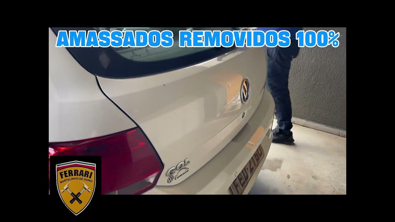 VW GOL com diversos amassados