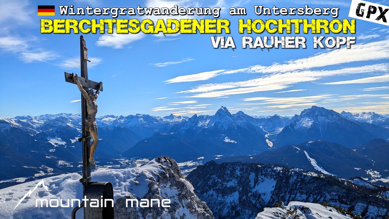 Berchtesgadener Hochthron via Rauher Kopf | Wintergratwanderung am Untersberg