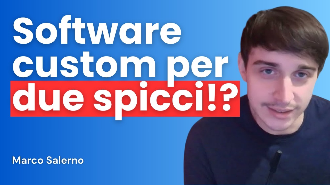 Uno pensava di farmi sviluppare software per due spicci