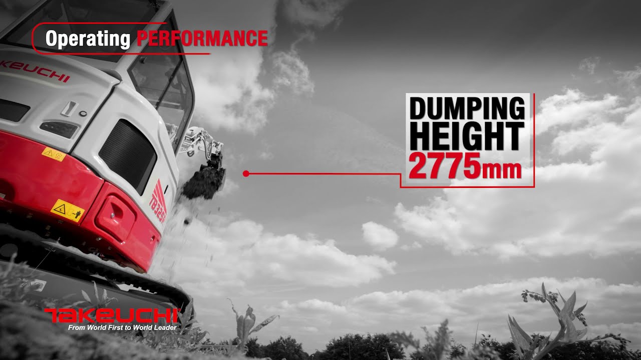 TB325R 3-Series Takeuchi 2.5 tonne excavator