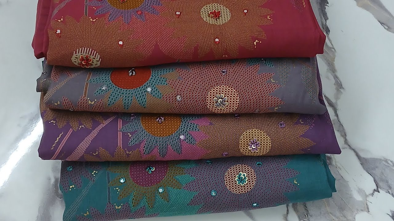 Modaal Cotton suit designer article WhatsApp 87 28 87 28 43#punjabisuits #threadwork #partywearsuits