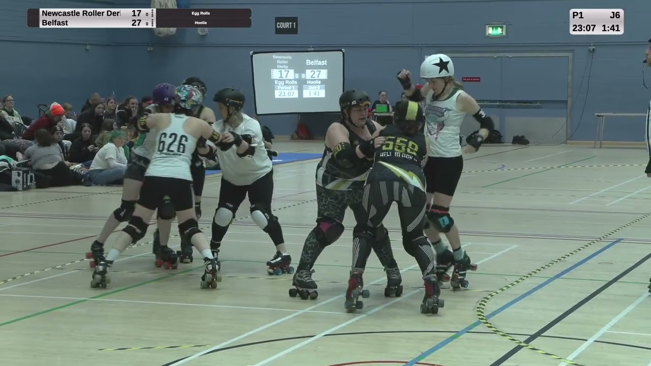 Newcastle Roller Derby Vs Belfast Roller Derby - The Final! - Great Yorkshire Showdown 2025