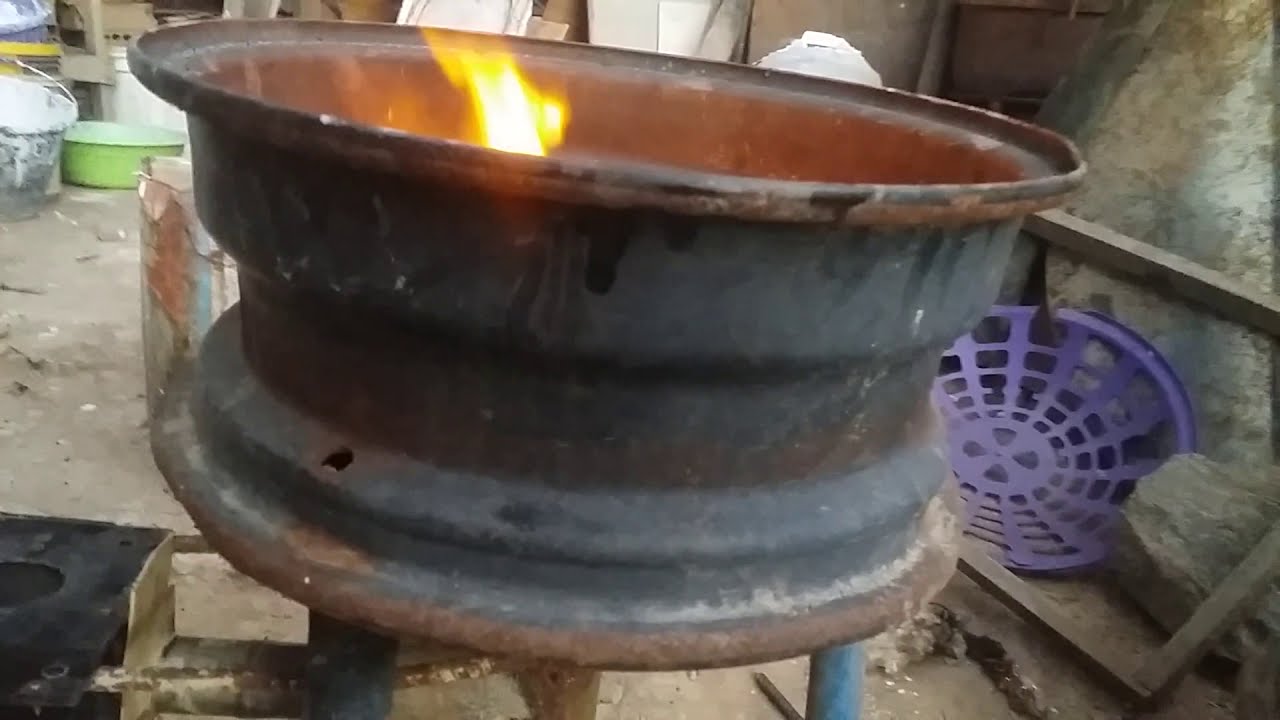 Forja caseira em ação