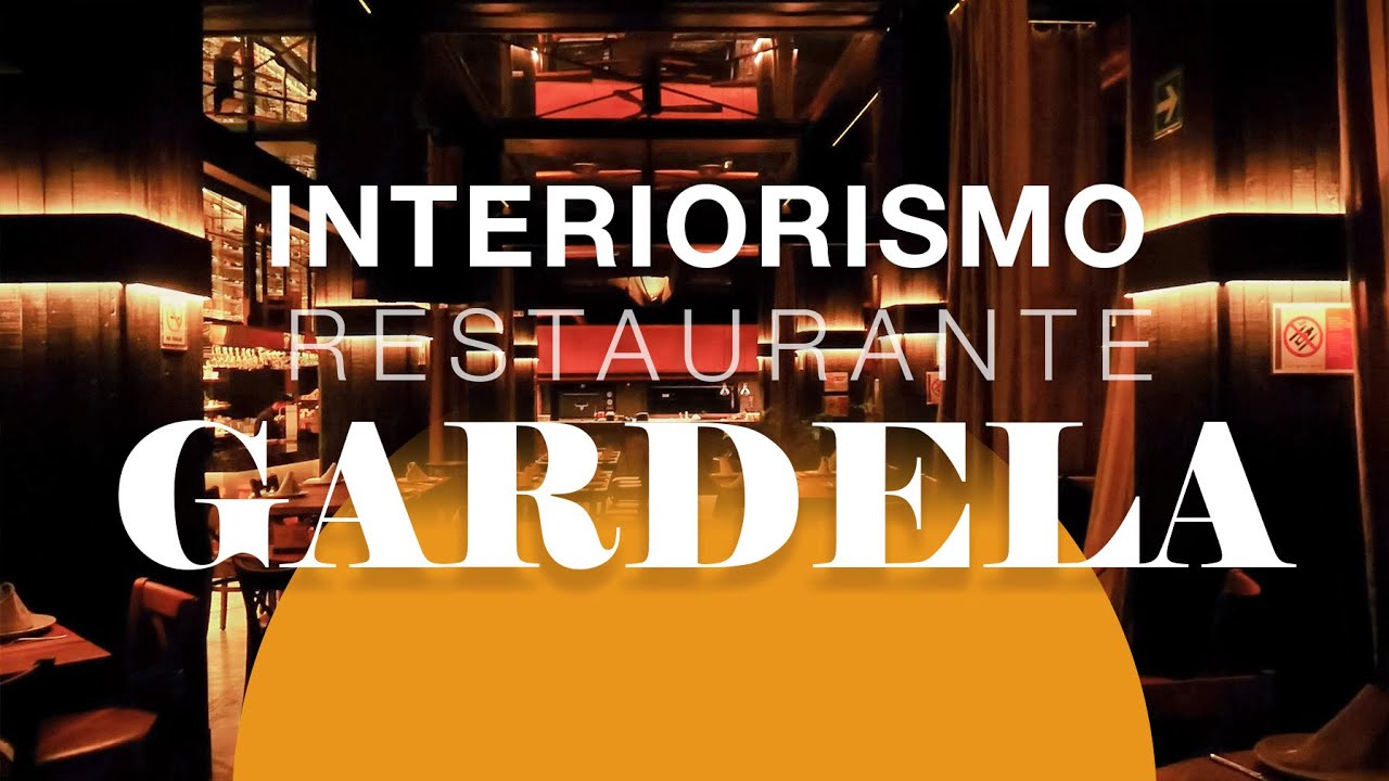 Interiorismo e iluminación del restaurante Gardela en la colonia Roma