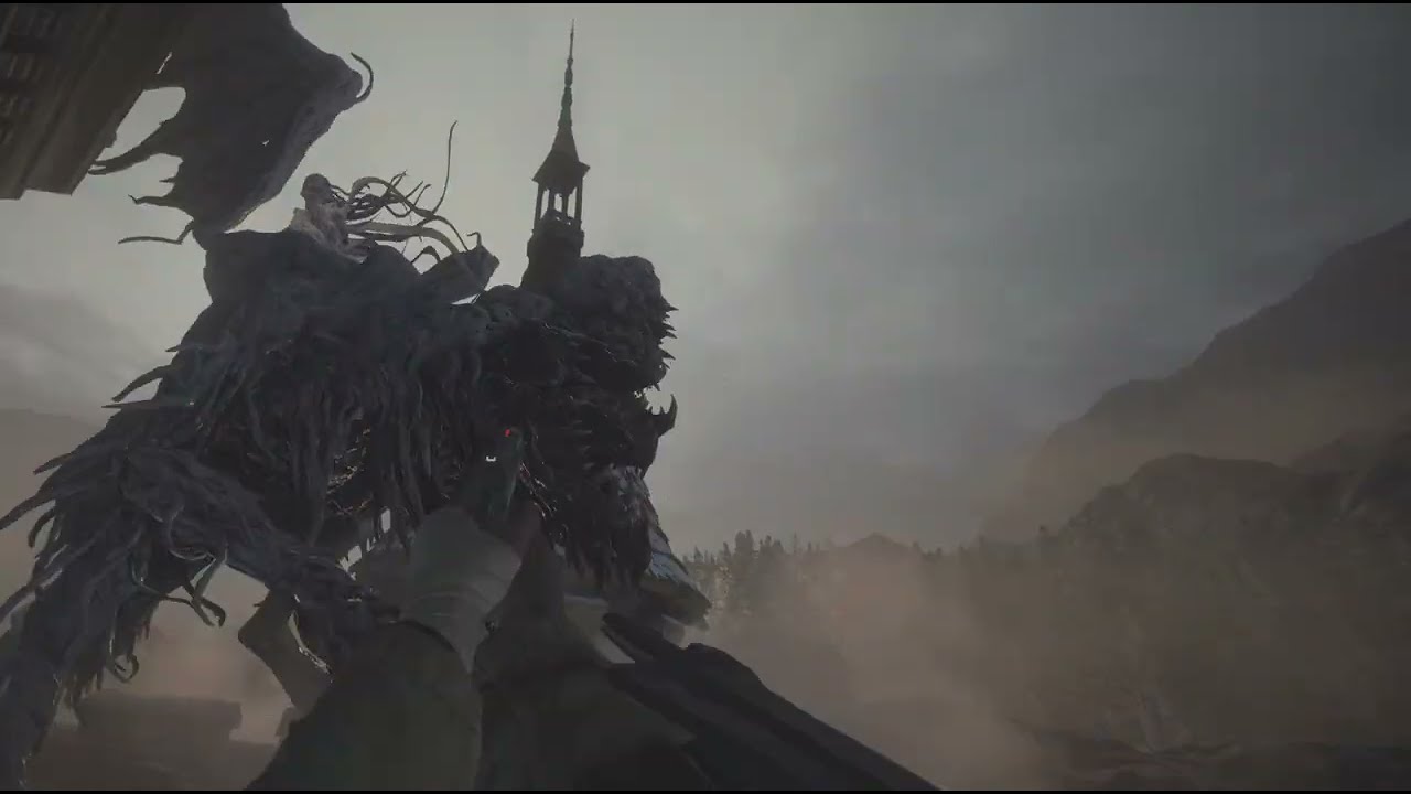 Resident Evil Village. VR boss battle LADY D