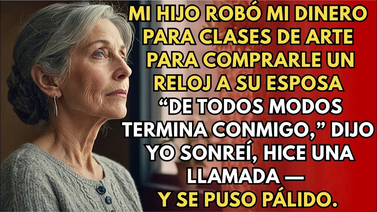 Mi hijo robó mi matrícula de pintura para comprar un reloj a su esposa—una llamada lo cambió todo