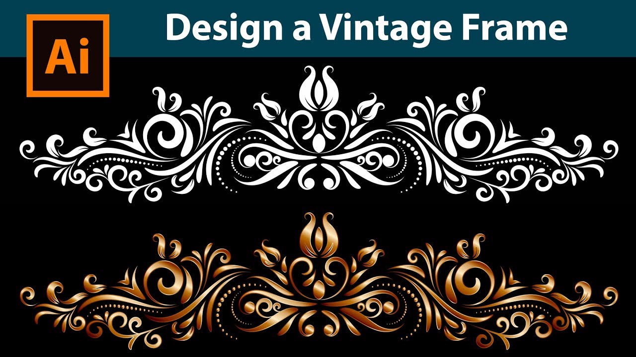 Design a Vintage Design Element in Adobe Illustrator