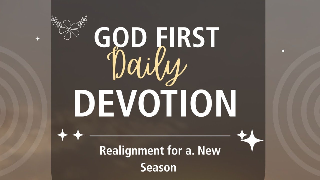 God First Day 5: Letting God of  What No Longer Serves the Call 📱